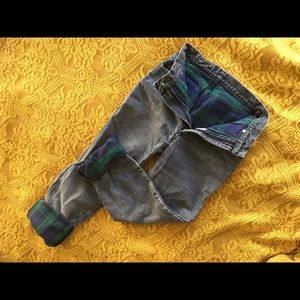 L.L. Bean vintage fleece lined jeans, size 6